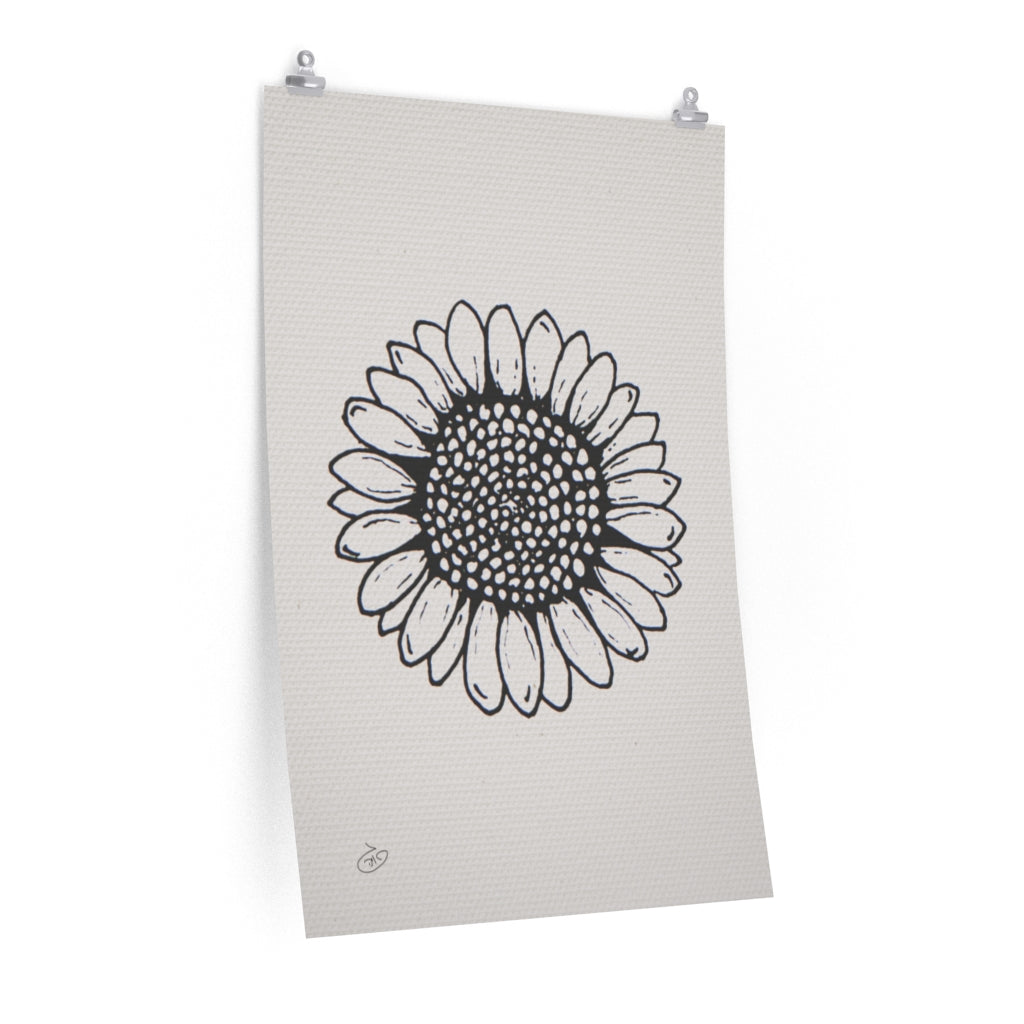 פוסטר Flower - Hannah Poster ציור מקורי של גאיה המקדם את המודעות לאלימות בין בני זוג בכלל וכלפי נשים בפרט
