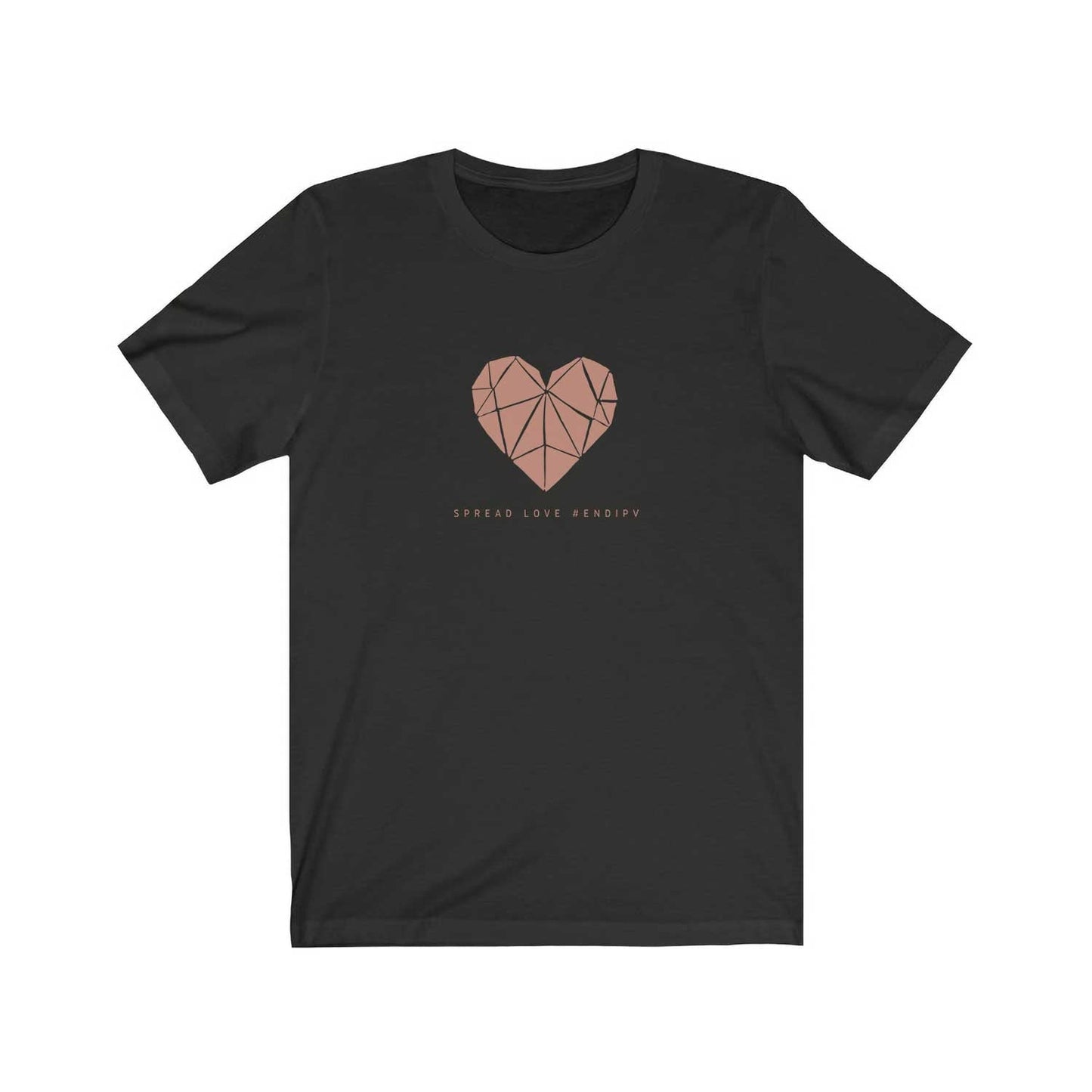 Geometric heart Tee