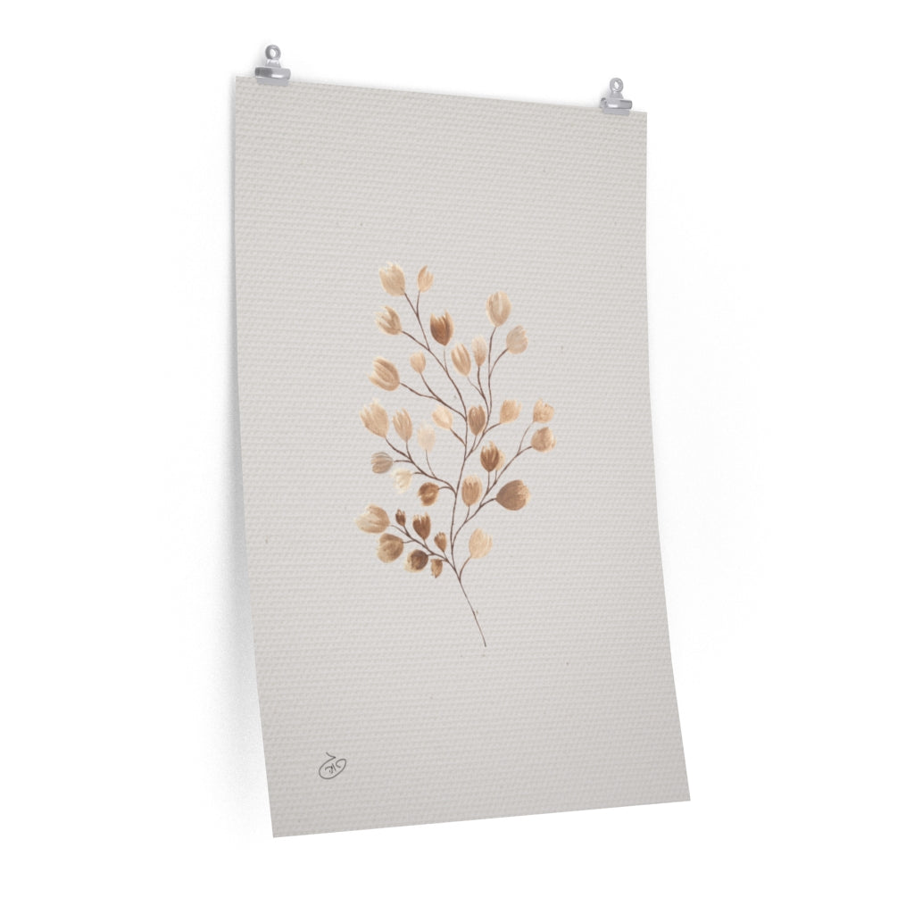 פוסטר Branches Poster ציור מקורי של גאיה המקדם את המודעות לאלימות בין בני זוג בכלל וכלפי נשים בפרט