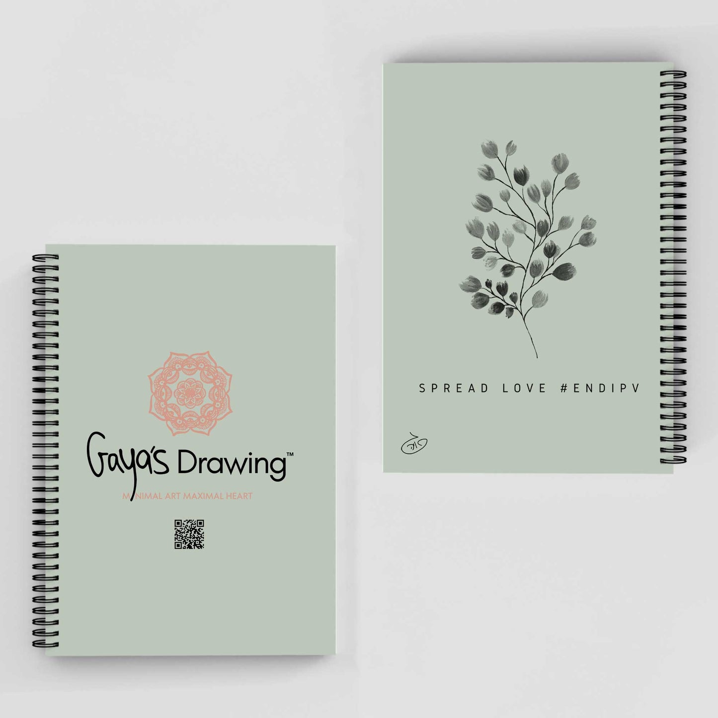 Branches Notebook | Gaya's Drawing | מחברת ספירלה עם הציורים של גאיה
