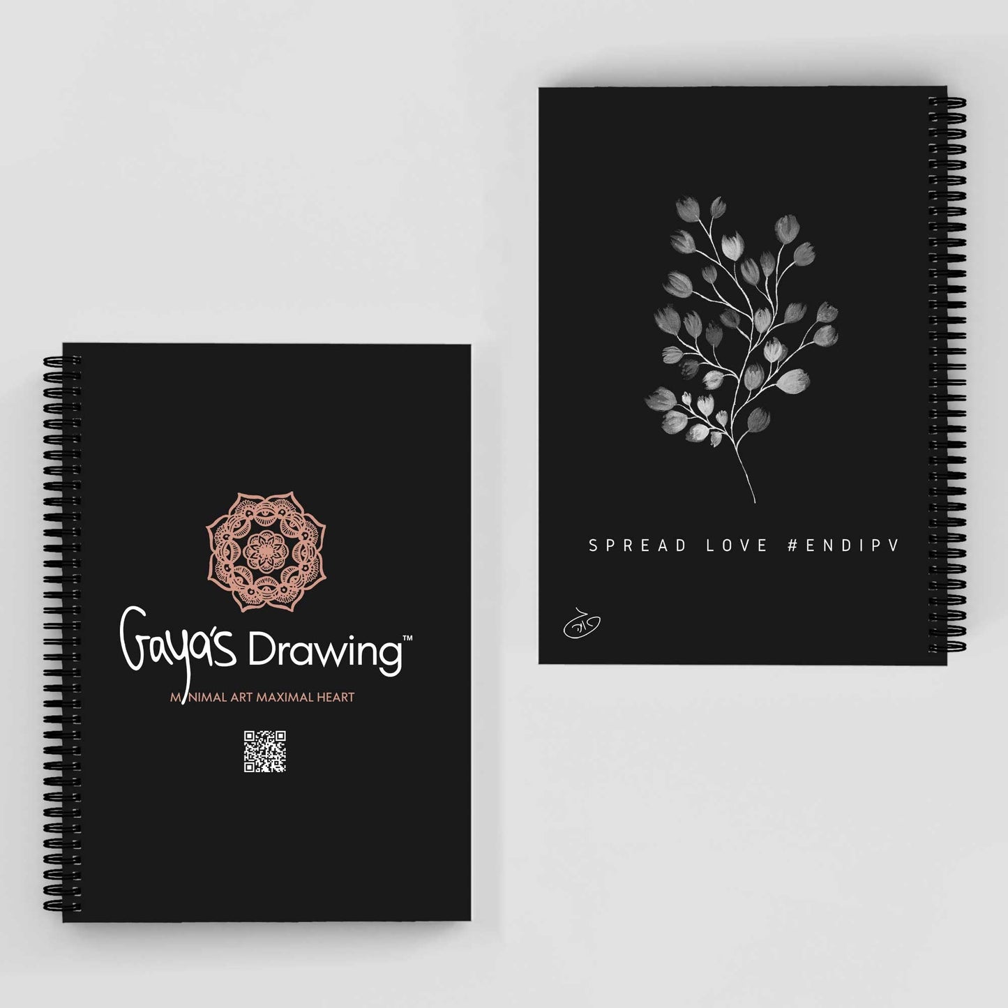 Branches Notebook | Gaya's Drawing | מחברת ספירלה עם הציורים של גאיה