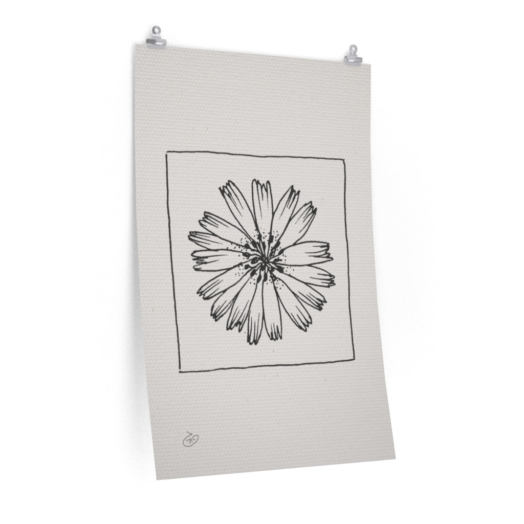 פוסטר Flower - Addison Poster ציור מקורי של גאיה המקדם את המודעות לאלימות בין בני זוג בכלל וכלפי נשים בפרט