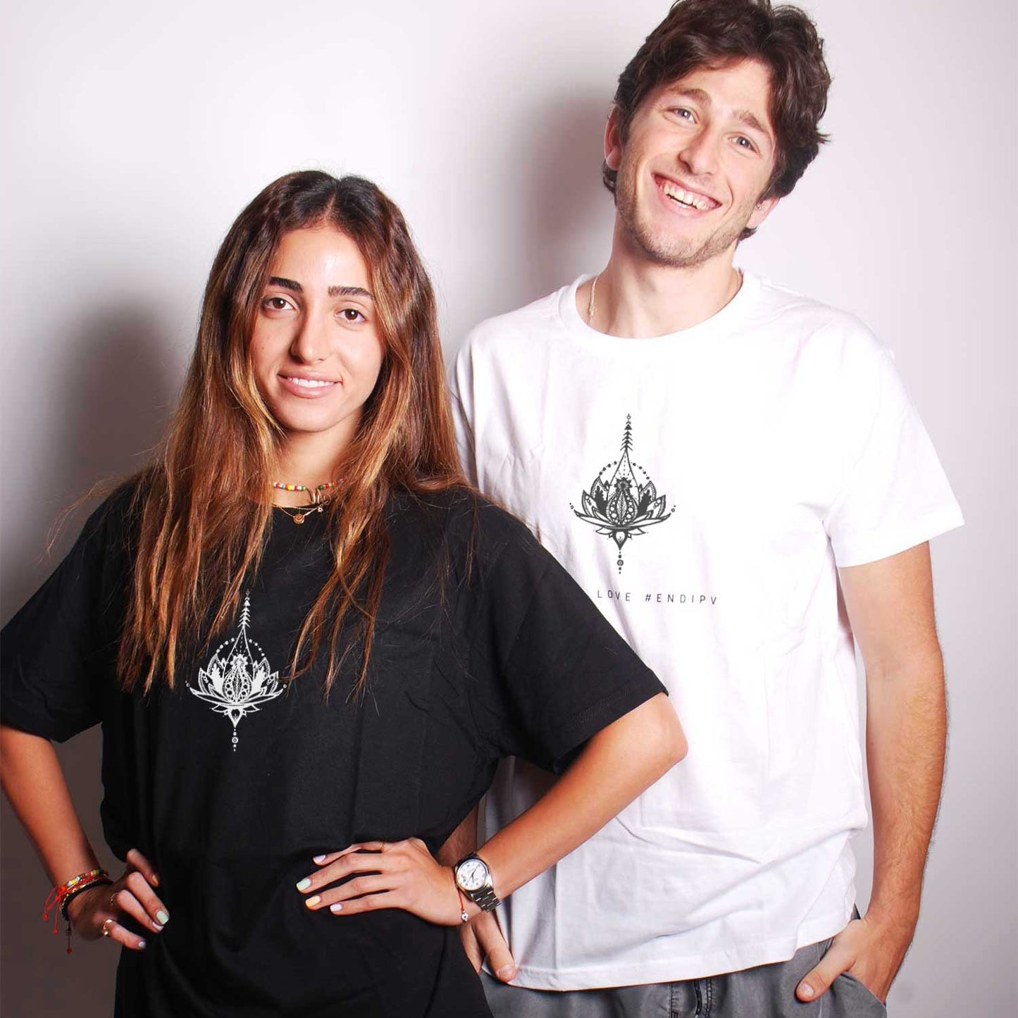 White Lily Lotus Tee