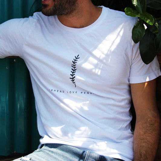 One Line Flower - Fern Tee