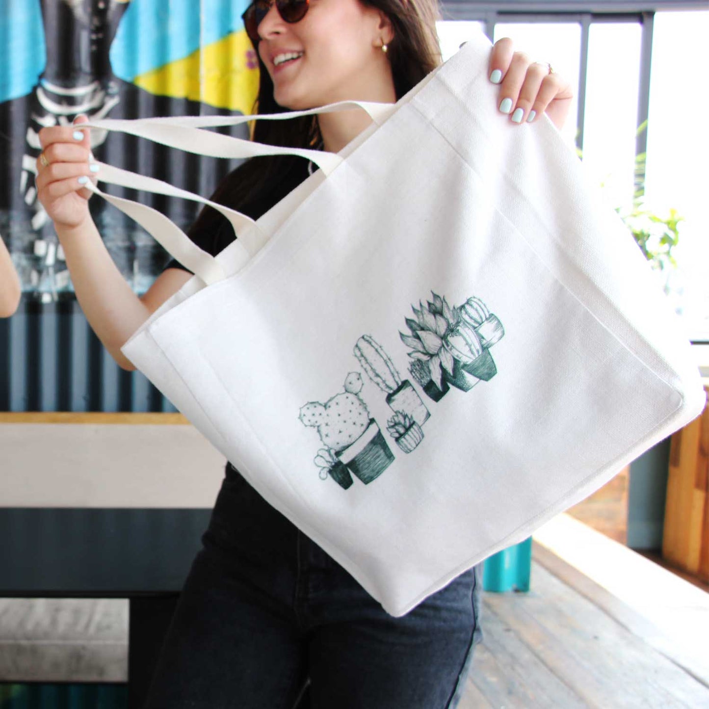Succulent Garden Tote Bag