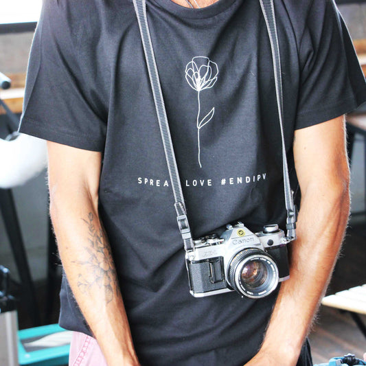 One Line Flower - Peony Tee