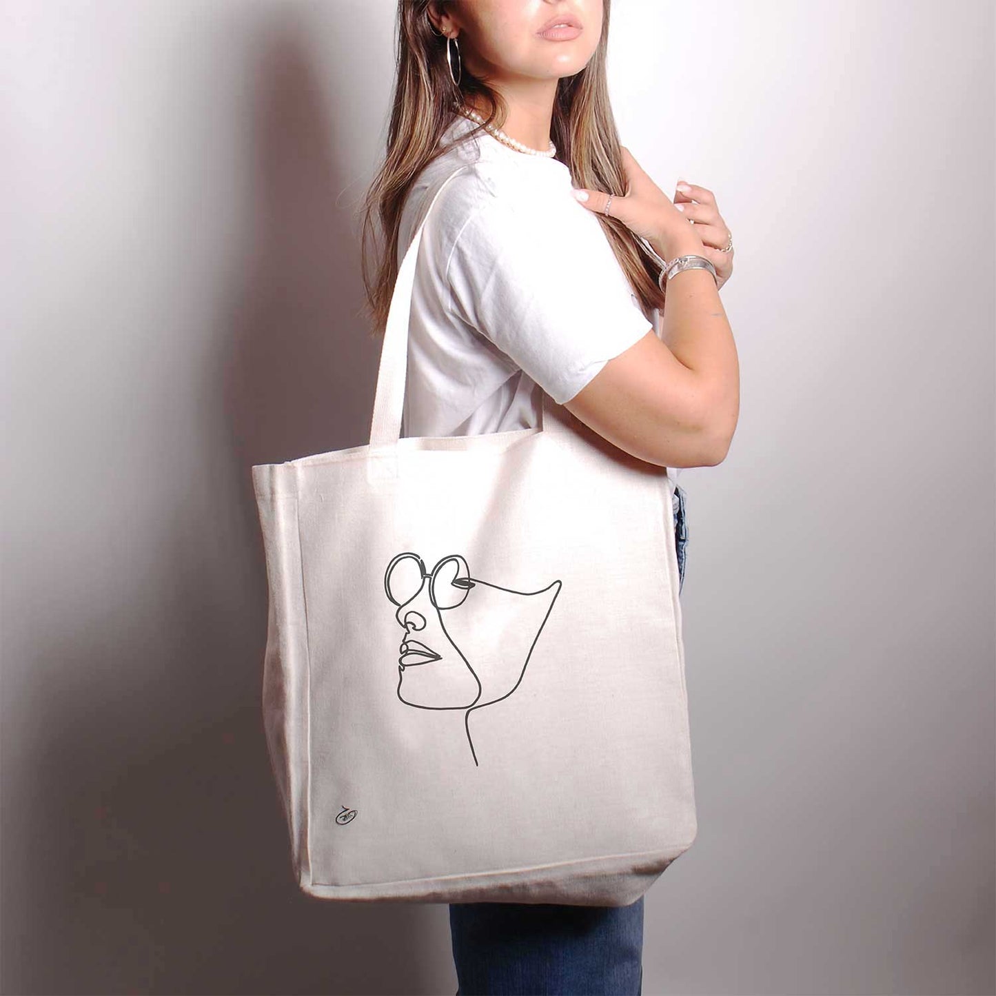 One Line - Mi amor Tote Bag