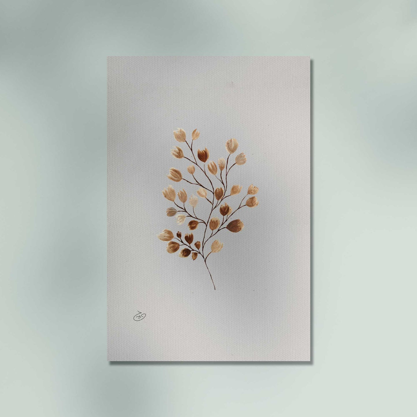 פוסטר Branches Poster ציור מקורי של גאיה המקדם את המודעות לאלימות בין בני זוג בכלל וכלפי נשים בפרט