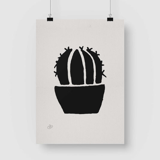 פוסטר Succulent Domino Poster ציור מקורי של גאיה המקדם את המודעות לאלימות בין בני זוג בכלל וכלפי נשים בפרט