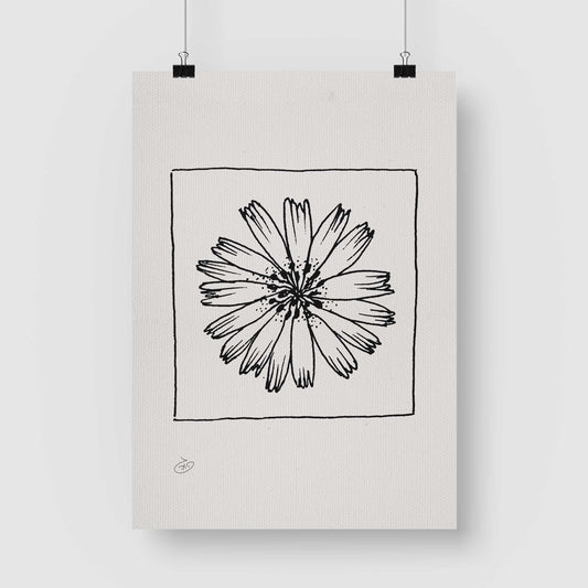 פוסטר Flower - Addison Poster ציור מקורי של גאיה המקדם את המודעות לאלימות בין בני זוג בכלל וכלפי נשים בפרט