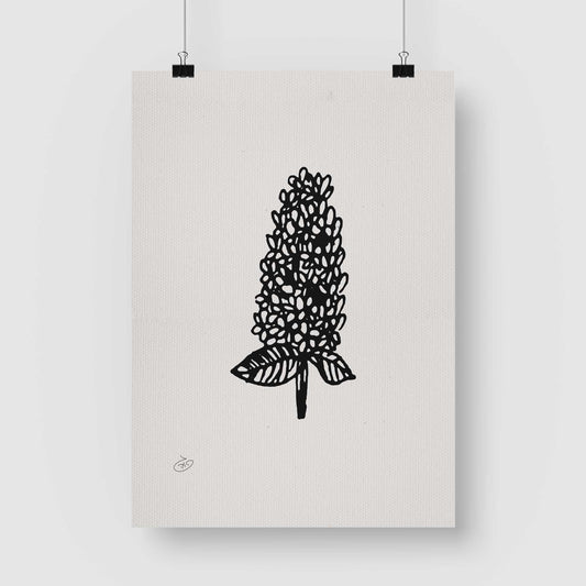 פוסטר Flower - Aria Poster ציור מקורי של גאיה המקדם את המודעות לאלימות בין בני זוג בכלל וכלפי נשים בפרט