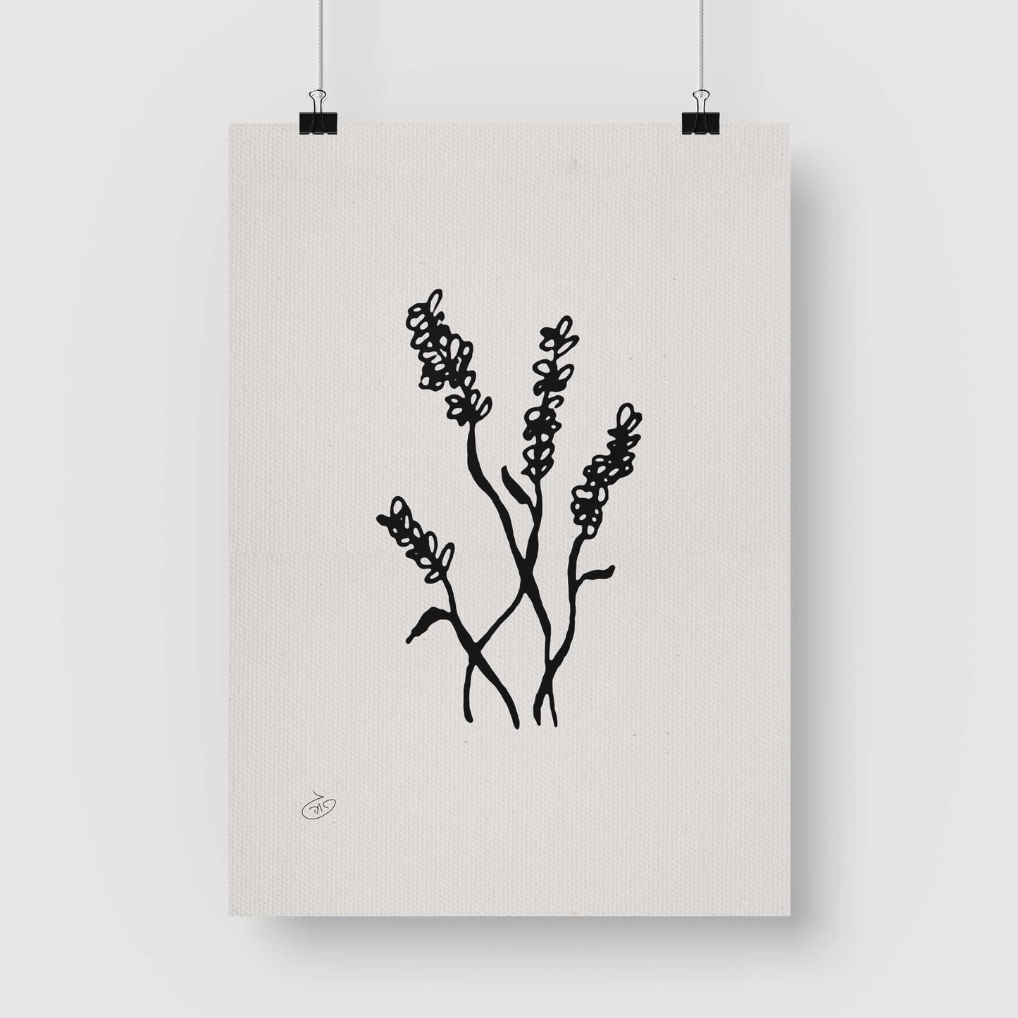 פוסטר Flower - Aurora Poster ציור מקורי של גאיה המקדם את המודעות לאלימות בין בני זוג בכלל וכלפי נשים בפרט