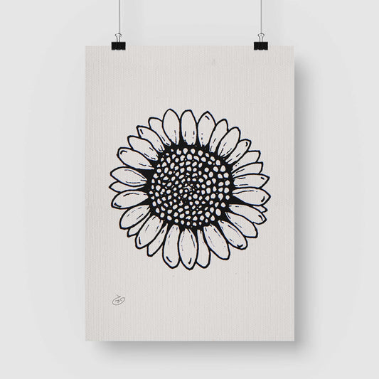 פוסטר Flower - Hannah Poster ציור מקורי של גאיה המקדם את המודעות לאלימות בין בני זוג בכלל וכלפי נשים בפרט