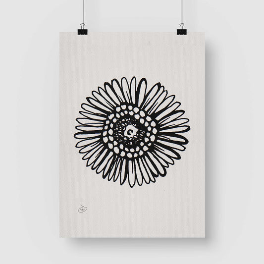 פוסטר Flower - Willow Poster ציור מקורי של גאיה המקדם את המודעות לאלימות בין בני זוג בכלל וכלפי נשים בפרט