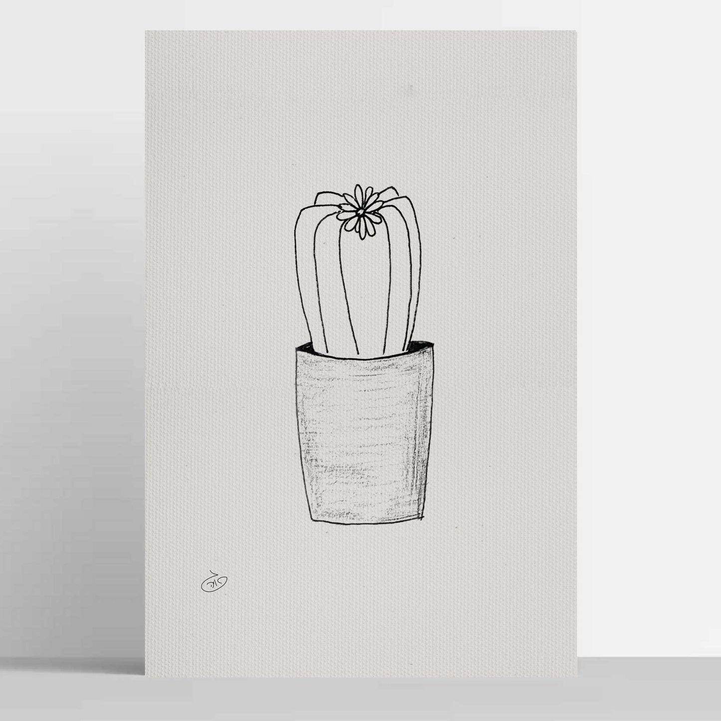 פוסטר Succulent Puruvian Poster ציור מקורי של גאיה המקדם את המודעות לאלימות בין בני זוג בכלל וכלפי נשים בפרט