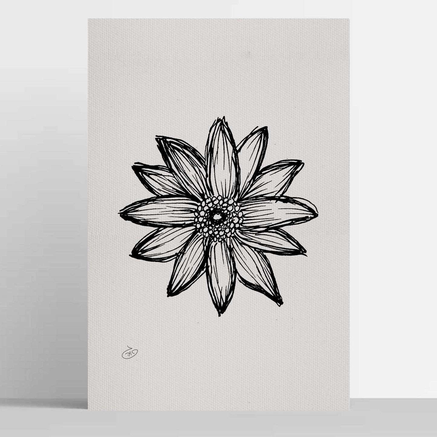 פוסטר Flower - Aaliyah Poster ציור מקורי של גאיה המקדם את המודעות לאלימות בין בני זוג בכלל וכלפי נשים בפרט