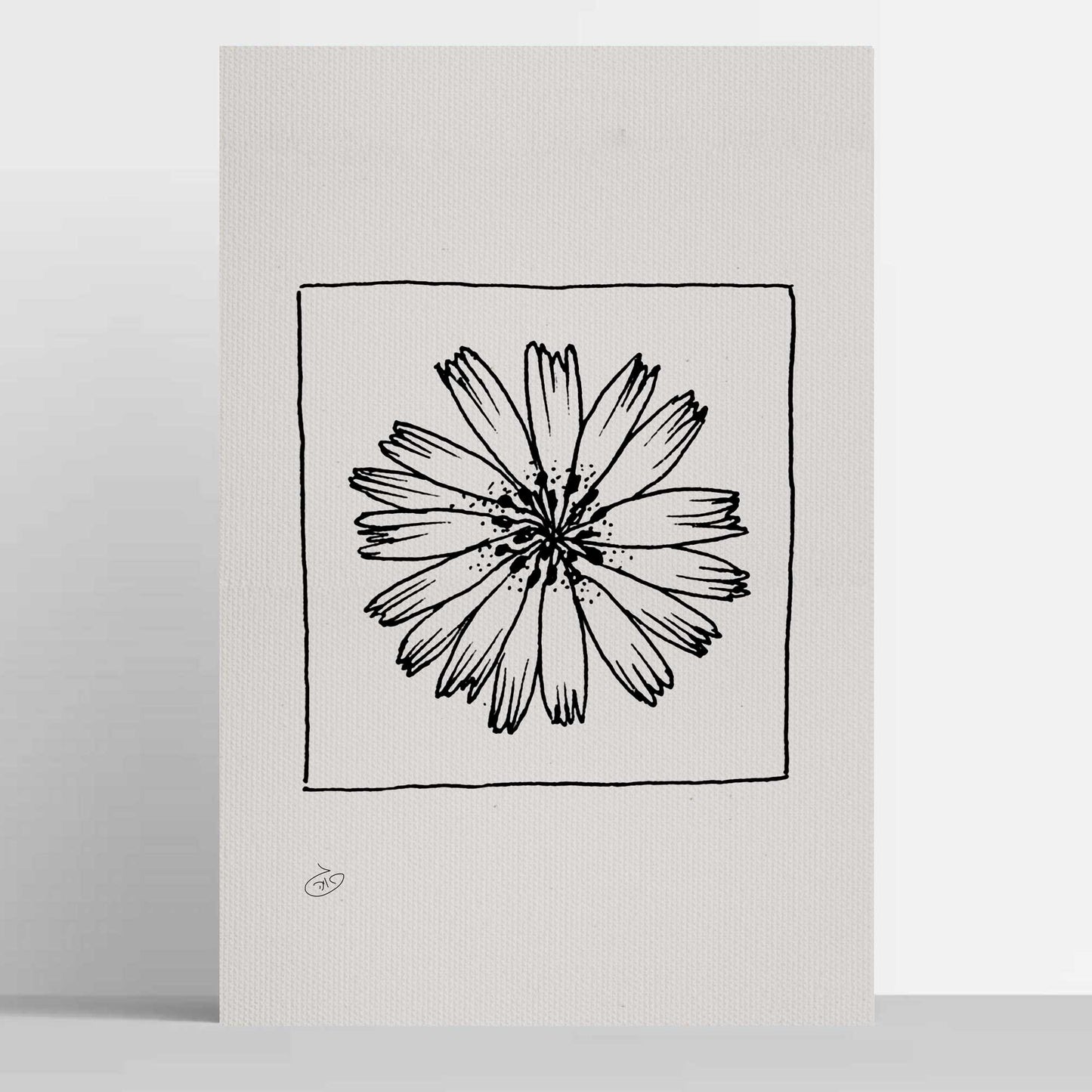 פוסטר Flower - Addison Poster ציור מקורי של גאיה המקדם את המודעות לאלימות בין בני זוג בכלל וכלפי נשים בפרט