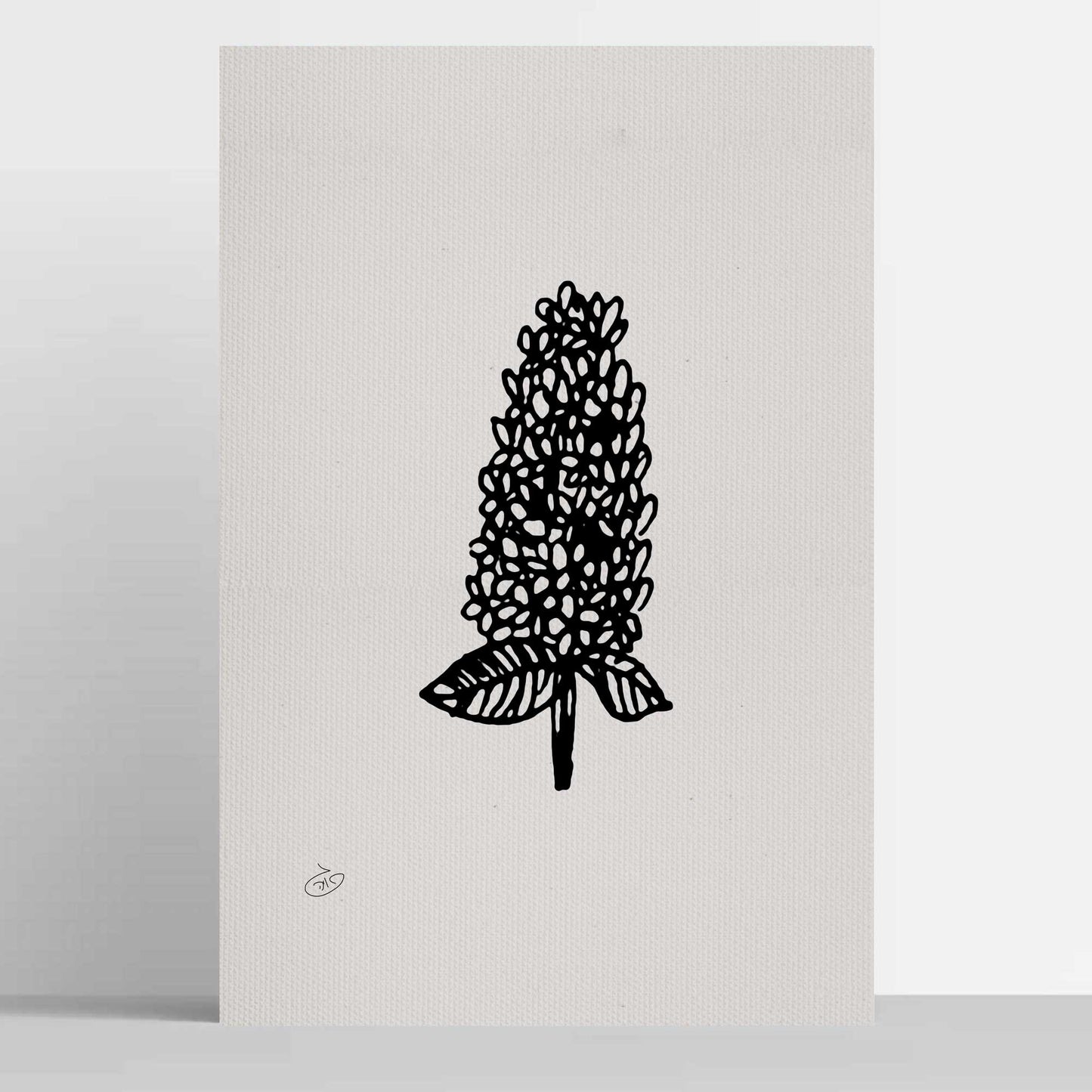 פוסטר Flower - Aria Poster ציור מקורי של גאיה המקדם את המודעות לאלימות בין בני זוג בכלל וכלפי נשים בפרט