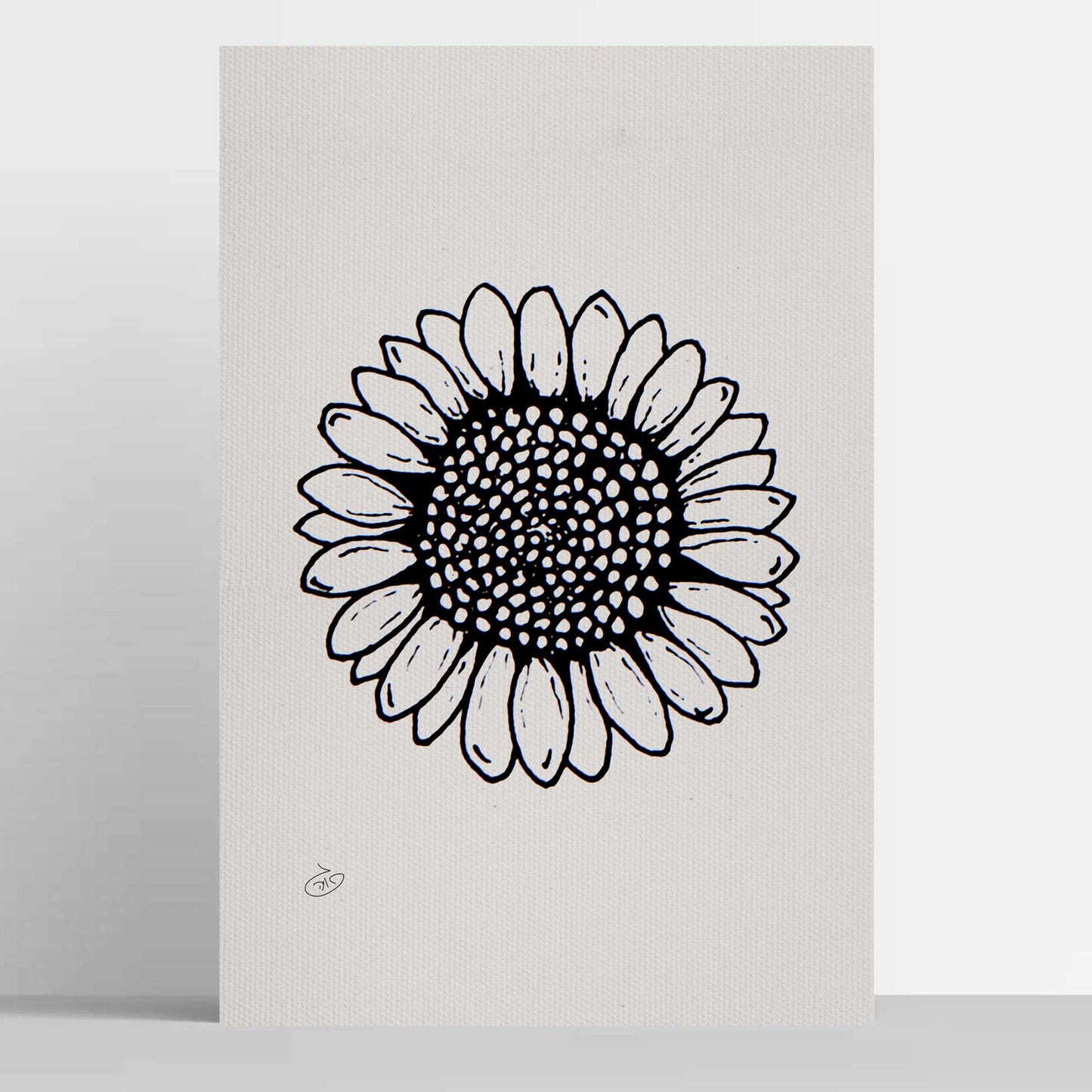פוסטר Flower - Hannah Poster ציור מקורי של גאיה המקדם את המודעות לאלימות בין בני זוג בכלל וכלפי נשים בפרט