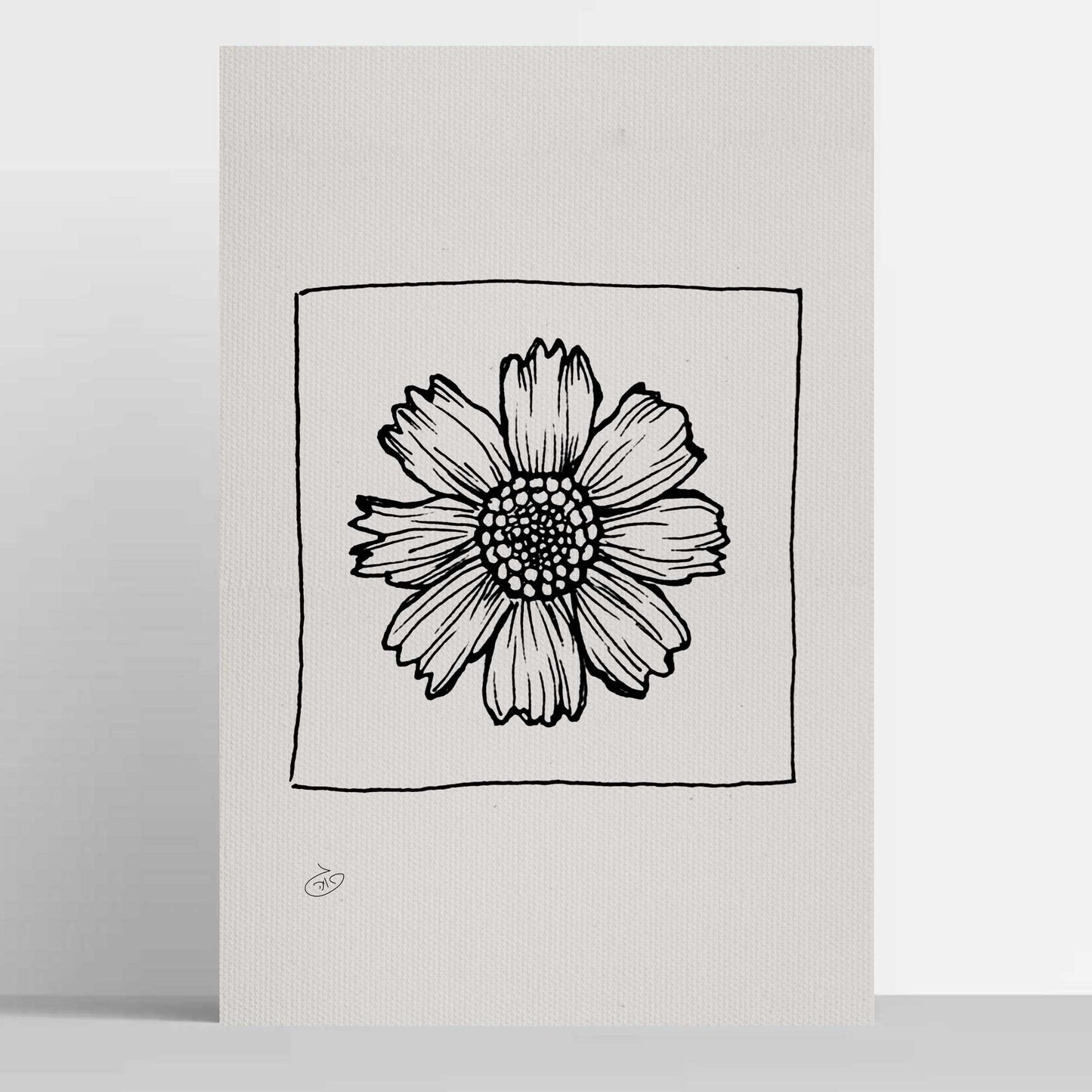 פוסטר Flower - Isla Poster ציור מקורי של גאיה המקדם את המודעות לאלימות בין בני זוג בכלל וכלפי נשים בפרט