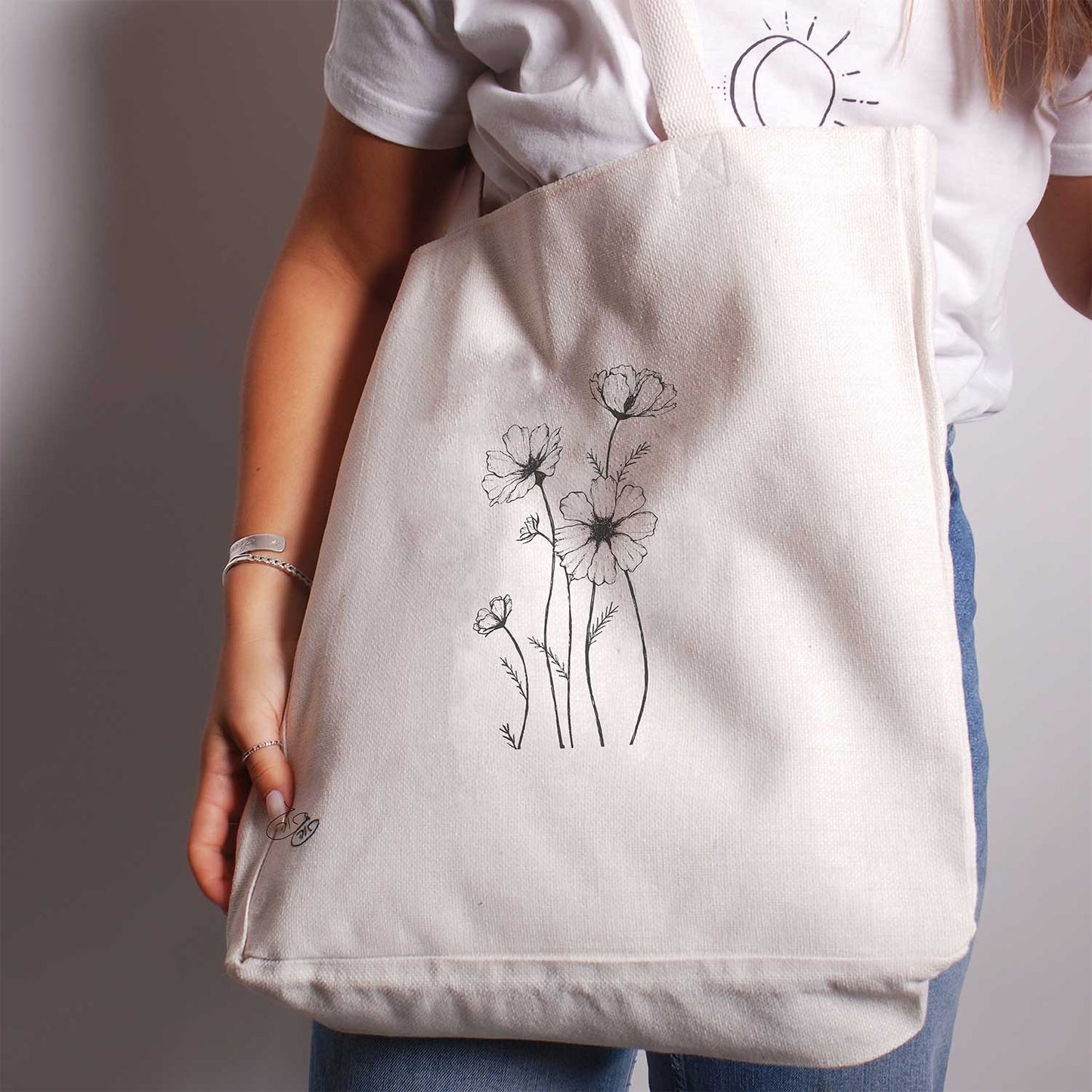 Valentina Flowers Tote Bag