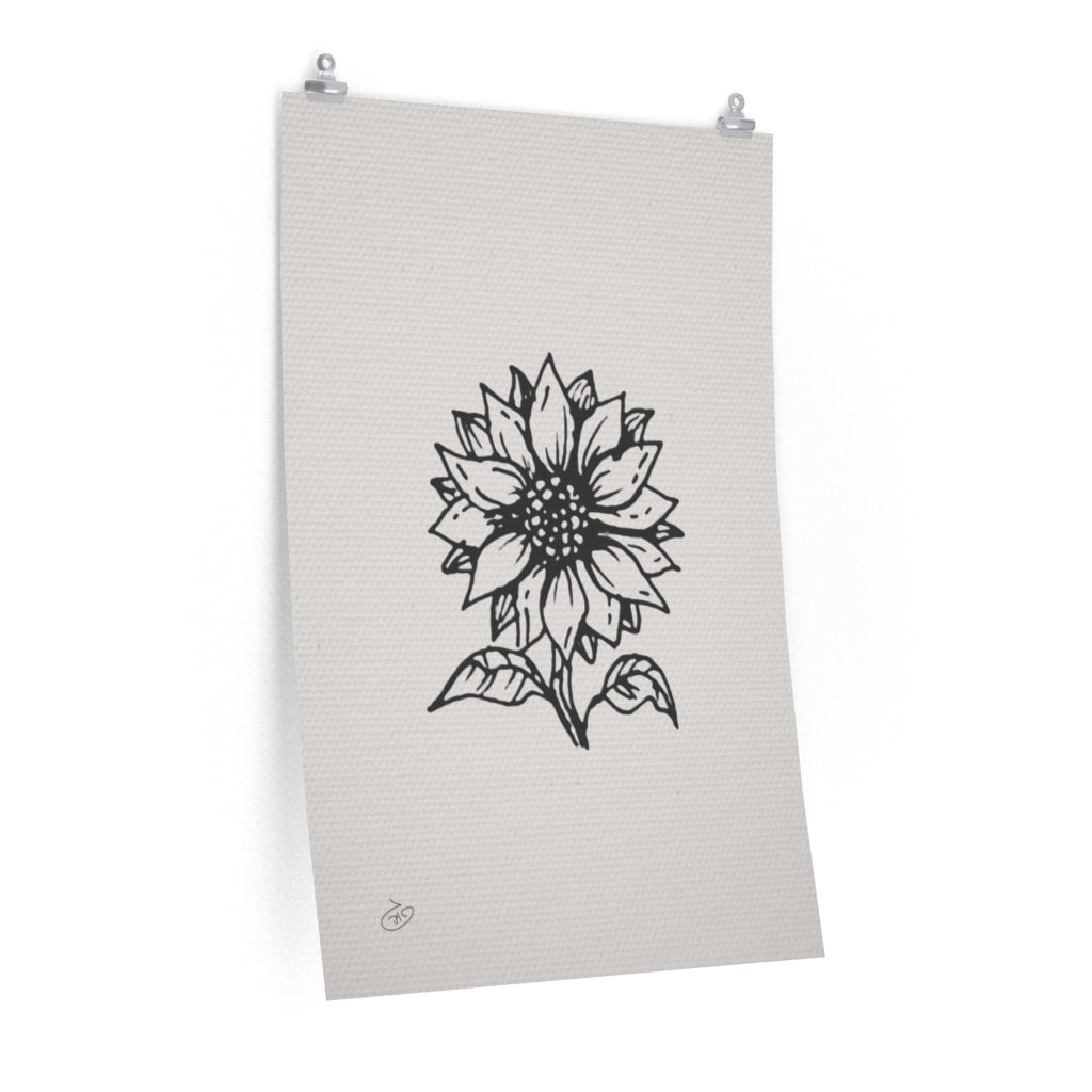 פוסטר Flower - Bella Poster ציור מקורי של גאיה המקדם את המודעות לאלימות בין בני זוג בכלל וכלפי נשים בפרט