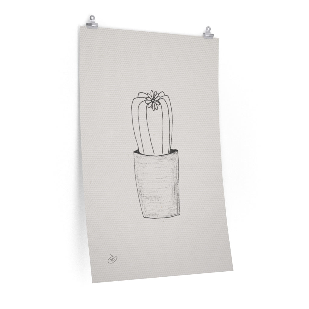 פוסטר Succulent Puruvian Poster ציור מקורי של גאיה המקדם את המודעות לאלימות בין בני זוג בכלל וכלפי נשים בפרט