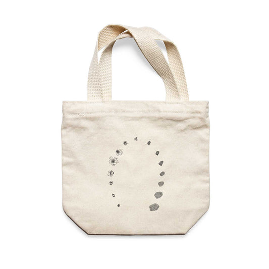 תיק צד לנשים וגברים מבד 100% כותנה טבעית בעיצוב Circle Of Life Tote Bag מציור מקורי של גאיה