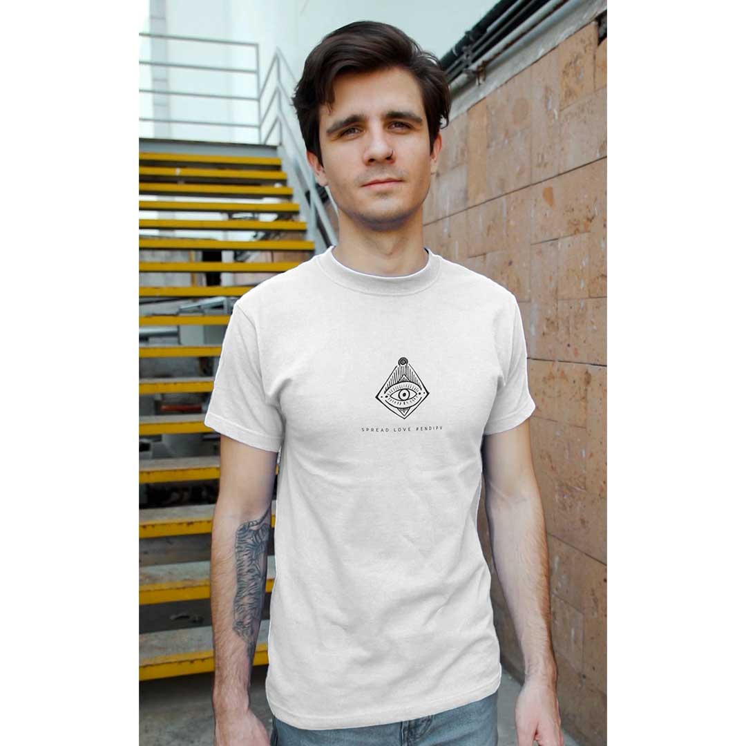 Gaya's Drawing Eye of Providence Tee | חולצה קצרה יוניסקס