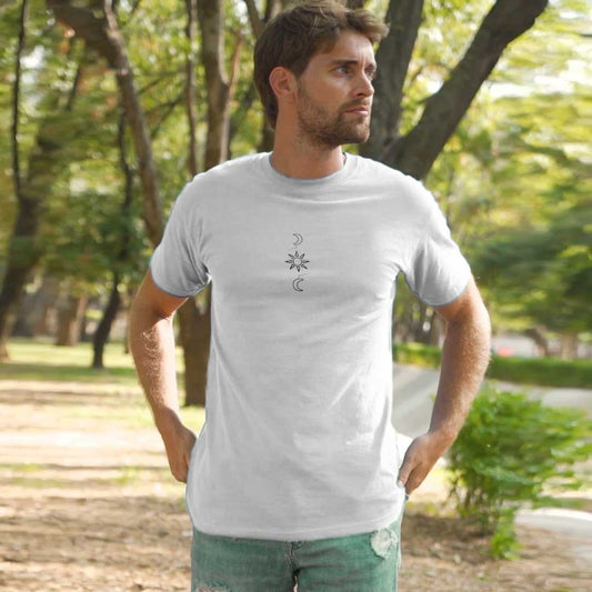 Gaya's Drawing Sun&Moons Tee | חולצה קצרה יוניסקס