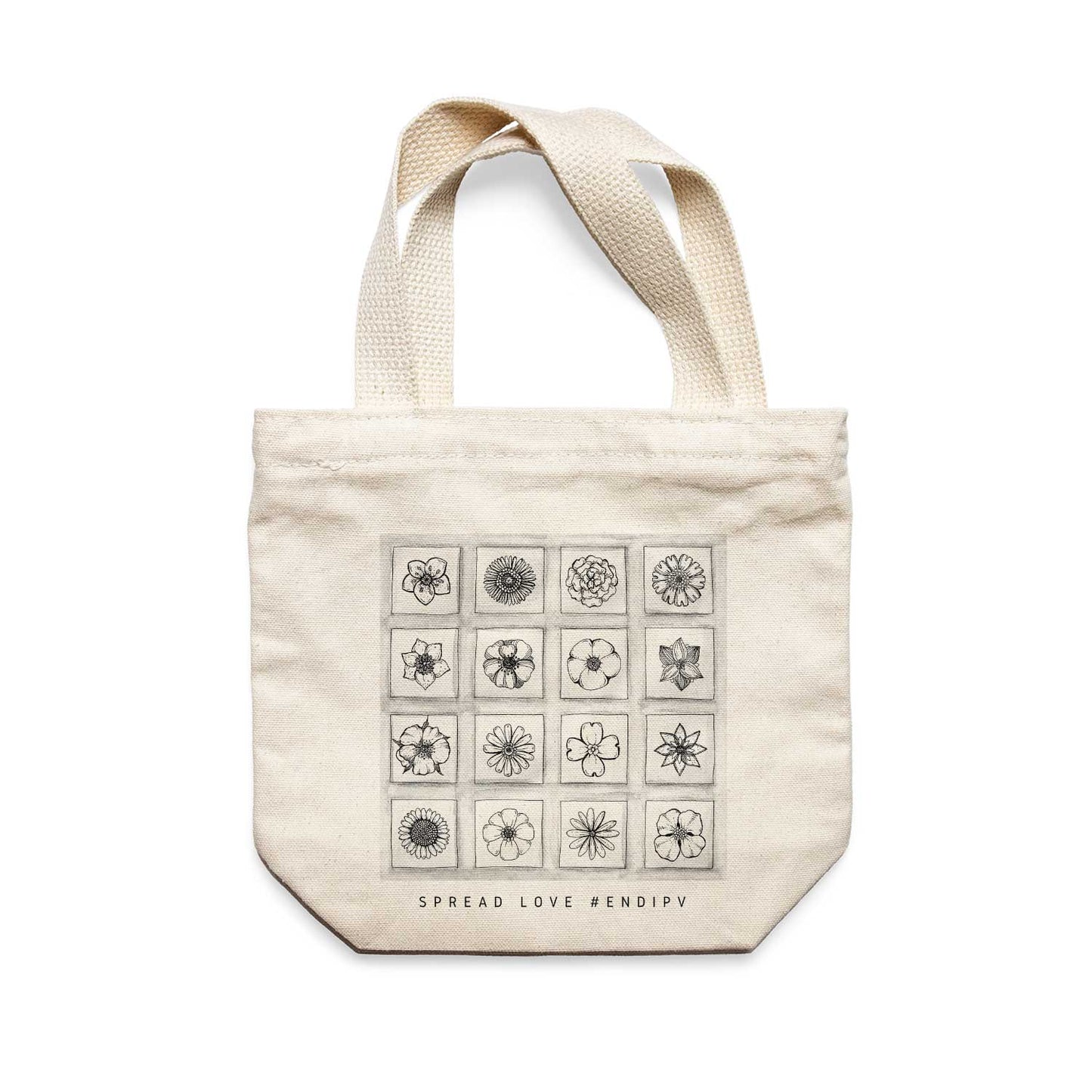 Several Flowers with Frames Tote Bag