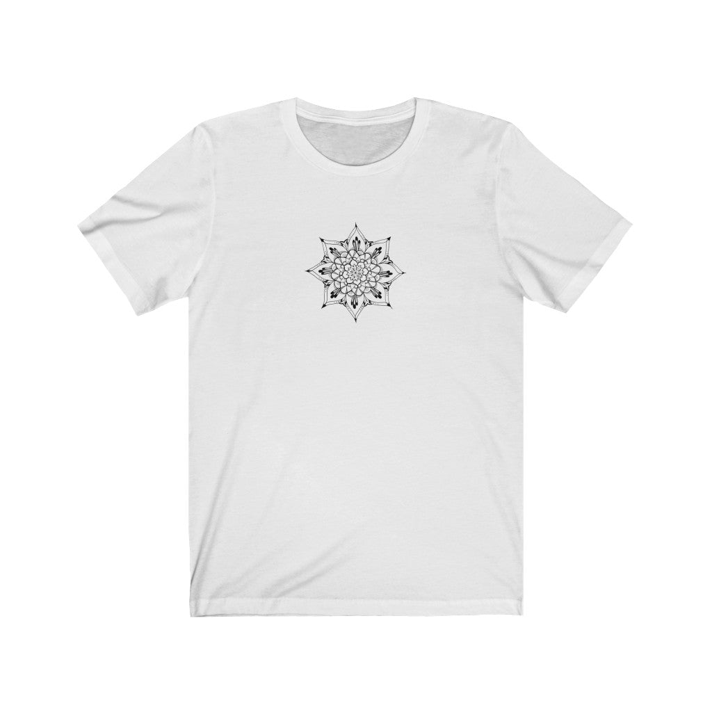 Gaya's Drawing Mandala - Zala Tee | חולצה קצרה יוניסקס