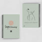One Line - Amalia Notebook | Gaya's Drawing | מחברת ספירלה עם הציורים של גאיה
