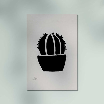 פוסטר Succulent Domino Poster ציור מקורי של גאיה המקדם את המודעות לאלימות בין בני זוג בכלל וכלפי נשים בפרט