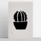 פוסטר Succulent Domino Poster ציור מקורי של גאיה המקדם את המודעות לאלימות בין בני זוג בכלל וכלפי נשים בפרט