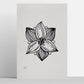 פוסטר Flower - Mila Poster ציור מקורי של גאיה המקדם את המודעות לאלימות בין בני זוג בכלל וכלפי נשים בפרט