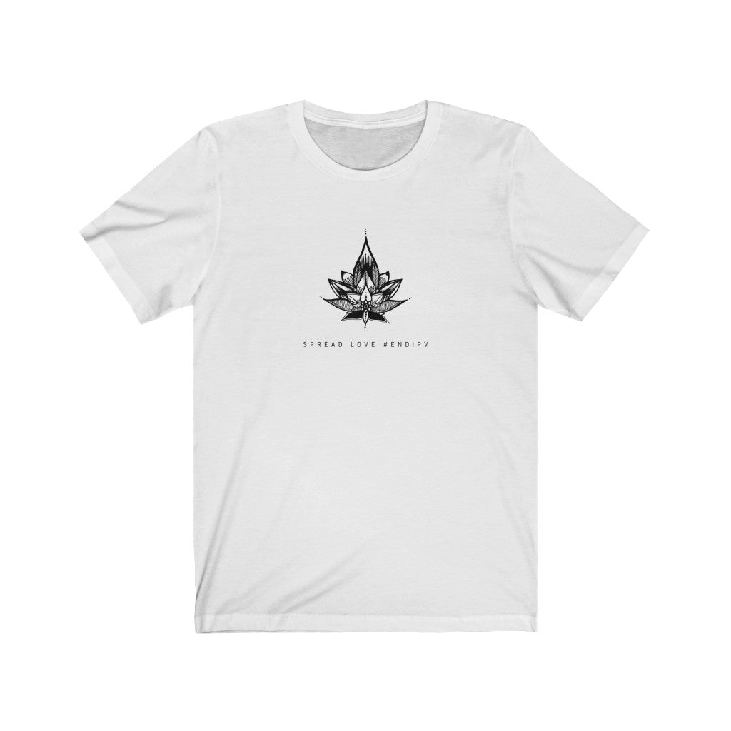 Gaya's Drawing Lotus Tee | חולצה קצרה יוניסקס