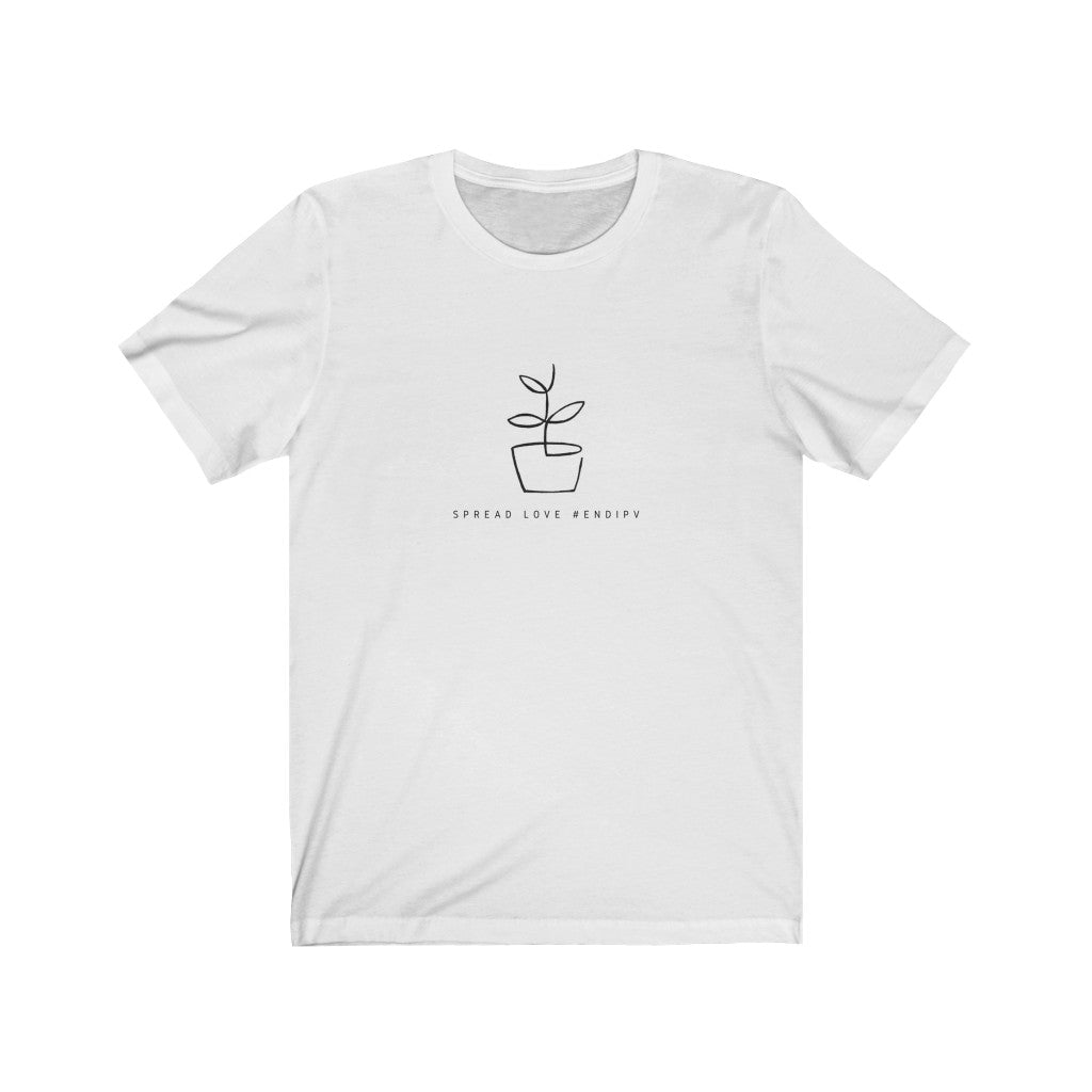 Gaya's Drawing One Line - Plant Tee | חולצה קצרה יוניסקס