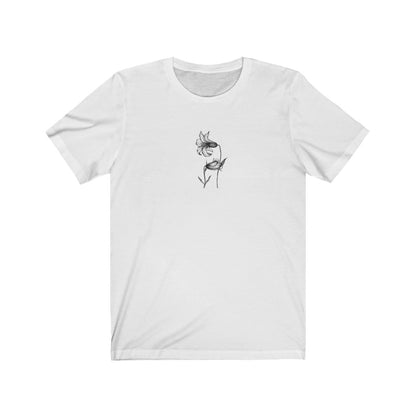 Gaya's Drawing Hibiscuses Flower Tee | חולצה קצרה יוניסקס