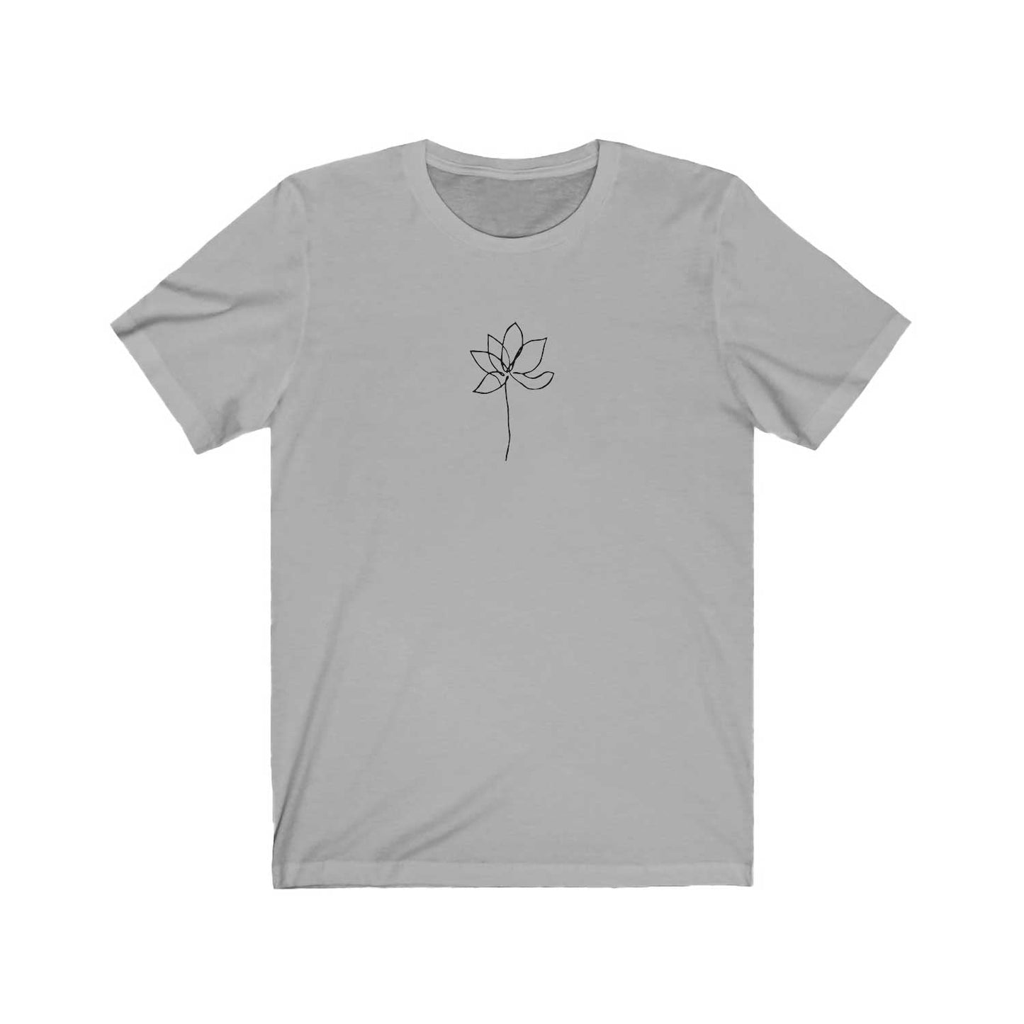 One Line Flower - Lily Tee