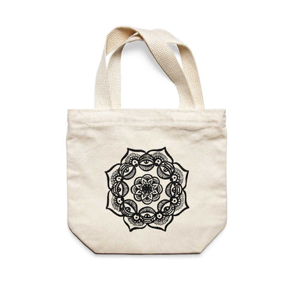 תיק צד לנשים וגברים מבד 100% כותנה טבעית בעיצוב Several eyes Mandala Tote Bag מציור מקורי של גאיה
