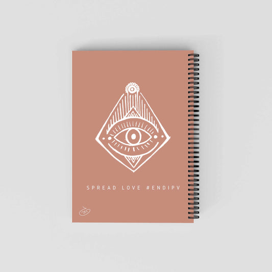 Eye of Providence Notebook | Gaya's Drawing | מחברת ספירלה עם הציורים של גאיה