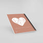 Geometric heart Notebook | Gaya's Drawing | מחברת ספירלה עם הציורים של גאיה
