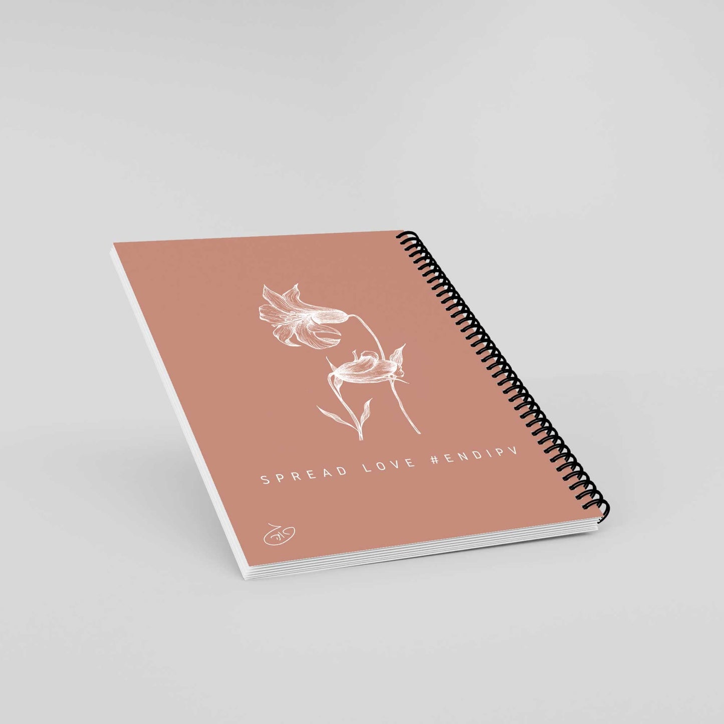 Hibiscuses Flower Notebook | Gaya's Drawing | מחברת ספירלה עם הציורים של גאיה