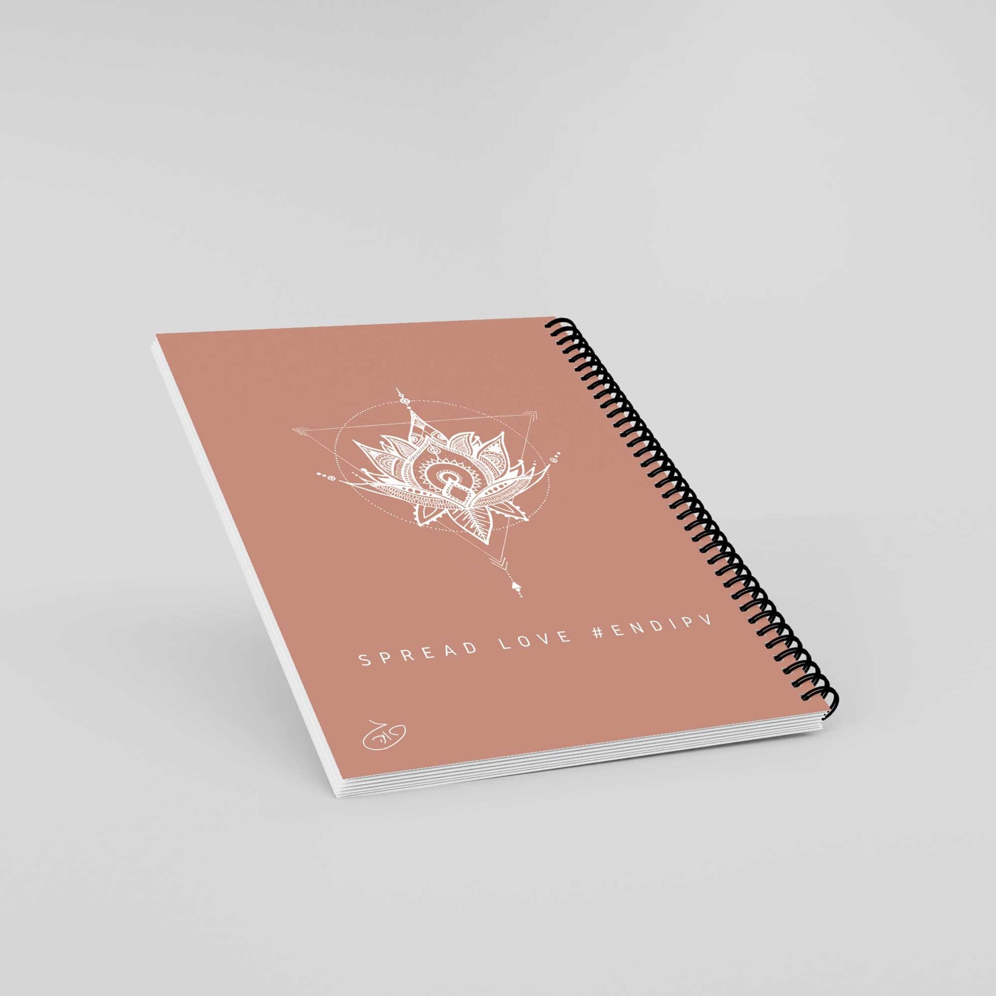 Nymphaea lotus Notebook | Gaya's Drawing | מחברת ספירלה עם הציורים של גאיה